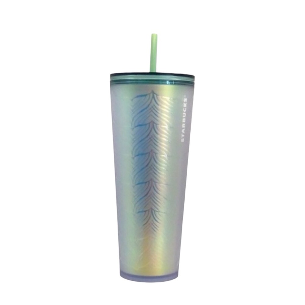 💚 Starbucks 24oz. Mermaid Tail Venti Plastic Tumbler NWT